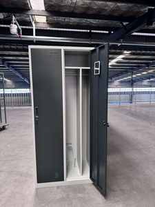 Armoire de rangement <span class=keywords><strong>en</strong></span> acier, classeur à 2 portes avec <span class=keywords><strong>casier</strong></span> d'école utilisé pour les vendre - Product Image 6