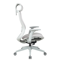 Chaise de bureau ergonomique à dossier haut avec logo personnalisé, en maille, avec appui-tête