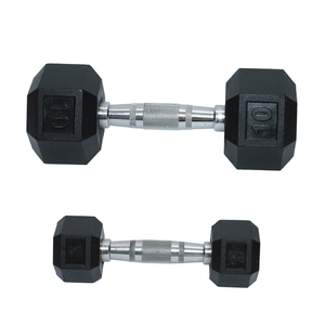 Bán buôn OEM giá thấp HEX quả tạ cao su-bao phủ quả tạ phòng tập thể dục điện thiết bị đào tạo cao su dumbbel <span class=keywords><strong>Set</strong></span> - Product Image 4