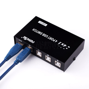 Fengjie 4 Port <b>Usb</b> <b>Switch</b> 4 In 1 Out Manual Printer Sharing Device For Office Use - Product Image 3