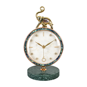 <span class=keywords><strong>Orologio</strong></span> di lusso moderno <span class=keywords><strong>orologio</strong></span> d'<span class=keywords><strong>oro</strong></span> scrivania laterale per soggiorno camera da letto al quarzo sveglia con ago regalo - Product Image 1