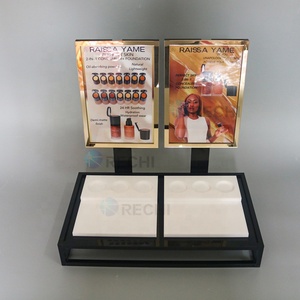 Rechi Acrylic Nhà Máy Tùy Chỉnh Thương Hiệu Countertop Son Môi Lỏng Acrylic Hiển Thị Đứng Trang Điểm Hiển Thị Giá Mỹ Phẩm Hiển Thị Đứng - Product Image 3