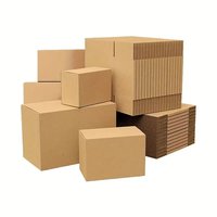 Cajas de Cartón Corrugado Resistentes Personalizadas de 3, 5 y 7 Capas, Cajas de Embalaje para Mudanza, Caja de Cartón Kraft para Envío Personalizada