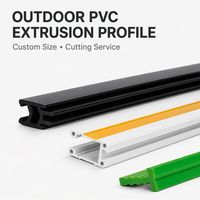Solusi Profil UPVC/PVC Keras Fleksibel Ekstrusi Plastik Tahan UV untuk Luar Ruangan, Kustomisasi OEM