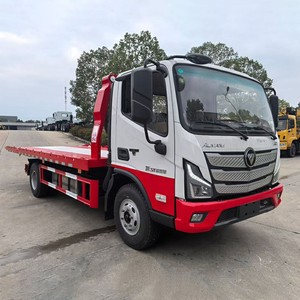 Factory Price Foton 4X2 <b>Flatbed</b> Wrecker Towing Recovery <b>Truck</b> for Sale - Product Image 3
