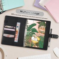 Reliure minimaliste pour photocards Kpop A5, 6 anneaux, 30 paquets, 4 pages à pochettes, album simple et propre pour la décoration moderne de la maison