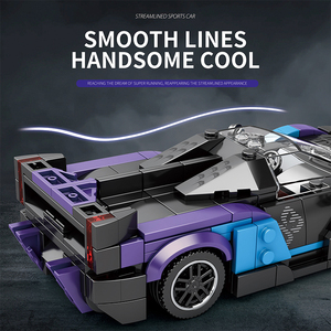 Simulación <span class=keywords><strong>de</strong></span> carreras <span class=keywords><strong>para</strong></span> adultos Technolgie Super Running Model Brick Car Set Model Building Block Toy Assembly with Car Assembly Toy Set - Product Image 4