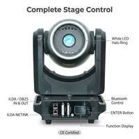 Projecteur laser à tête mobile RVB pleine couleur YXXC 10W, contrôle DMX512, indice de protection IP33, lumière du jour 6000K pour mariage, concert, scanner