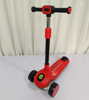 Trottinette pliable pour enfants de 1 à 5 ans, trottinette pour bébé réglable en hauteur, légère, à une seule plaque