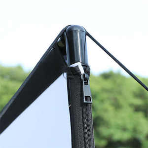 Pantalla de Proyección Exterior con Soporte, Pantalla de Proyección Portátil de 100 Pulgadas para Cine en Exteriores, Hogar, Patio Trasero - Product Image 5