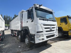 รถบรรทุกฮาวโอ 8x4 ยูโร 2 ดีเซล รถบรรทุกขนาดเล็กใหม่สำหรับงานเหมือง รถดัมพ์ 10 ล้อ รถบรรทุกเทท้าย 11-20 ตัน พวงมาลัยซ้าย กล้องมองหลัง 251-350 แรงม้า 6-8 ลิตร - Product Image 2
