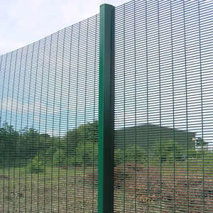 Clôture en treillis métallique 358 Clear View, hauteur 6 pieds, anti-escalade, pour jardin, poteaux de clôture 358, haute sécurité, modélisation 3D incluse - Product Image 2