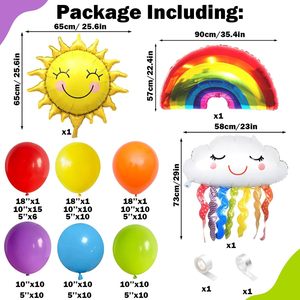 <span class=keywords><strong>Palloncini</strong></span> Dipinti di Alta Qualità per Feste di Compleanno, Stile alla Moda, Kit <span class=keywords><strong>Arcobaleno</strong></span> Colorato a Prezzo Conveniente, Servizio OEM ODM - Product Image 3