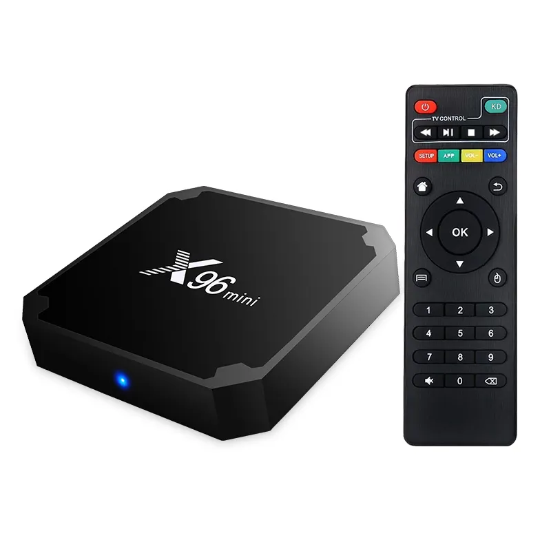 X96 MINI Android TV Box Amlogic S905W X96 MINI 2GB 16GB 4K WiFi Android 9.0 Thông Minh Set Top Box Chứng Khoán Pháp Địa Phương