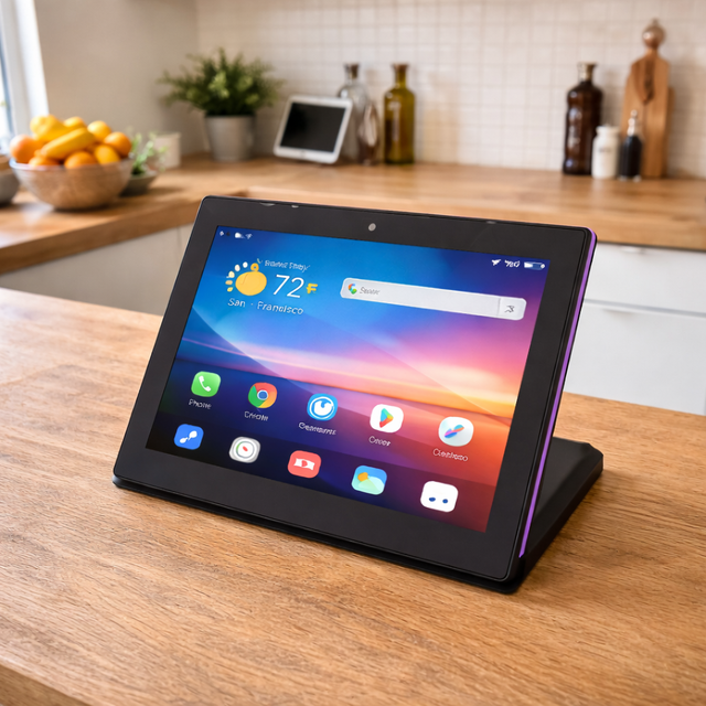 Hot Selling All in One Desktop Tablets L Shape Android Tablet 10.1\u0022 L-shaped Smart Terminal