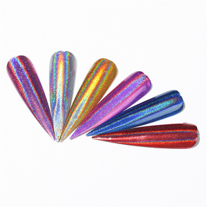 Peacock Chrome Mirror Nail Powder Laser Electroplating <b>Magic</b> Pigment for Acrylic Gel Nail Art Effect - Product Image 1