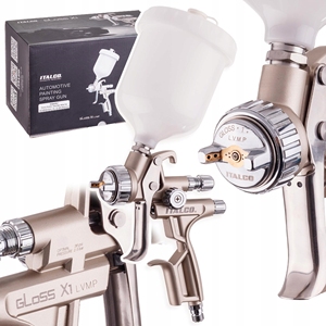 Pistola <span class=keywords><strong>a</strong></span> <span class=keywords><strong>Spruzzo</strong></span> ITALCO GLOSS 1 LVMP con Ugello da 1,3mm e Serbatoio da 600ml per Pittori Hobbisti, Spruzzatore di Vernice di Grado <span class=keywords><strong>Professionale</strong></span> - Product Image 1