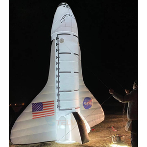 Décorations sur le thème de l'espace : Modèle de navire <span class=keywords><strong>spatial</strong></span> gonflable LED, avion gonflable, accessoires d'airship <span class=keywords><strong>NASA</strong></span>, <span class=keywords><strong>navette</strong></span> spatiale, étoile spatiale gonflable - Product Image 1