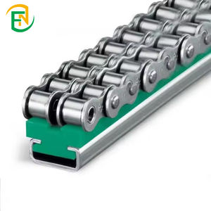 ग्रीन प्लास्टिक डबल पंक्ति 10 बी श्रृंखला गाइड रेल गैल्वेनाइज्ड स्टील प्रोफाइल के साथ - Product Image 1