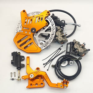 Kit de Freno de Disco Trasero Ultra Bee de 240 mm, Aleación de Aluminio con Acabado de Óxido Anódico, Soporte de Doble Pinza para Accesorios de Motocicletas Talaria - Product Image 5