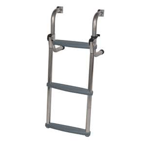 Short- and Long-Legged Stainless Steel Boat and Swimming <b>Ladders</b> Side-Mounted Fairlead for Yachts and Boats Model MA 031 - Product Image 1