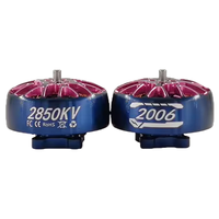 Moteur Brushless 2006 1950-3150KV à aimant permanent, étanche IP54, 20-28.5A 24V, avec noyau d'arbre en alliage de titane 12N14P pour drone