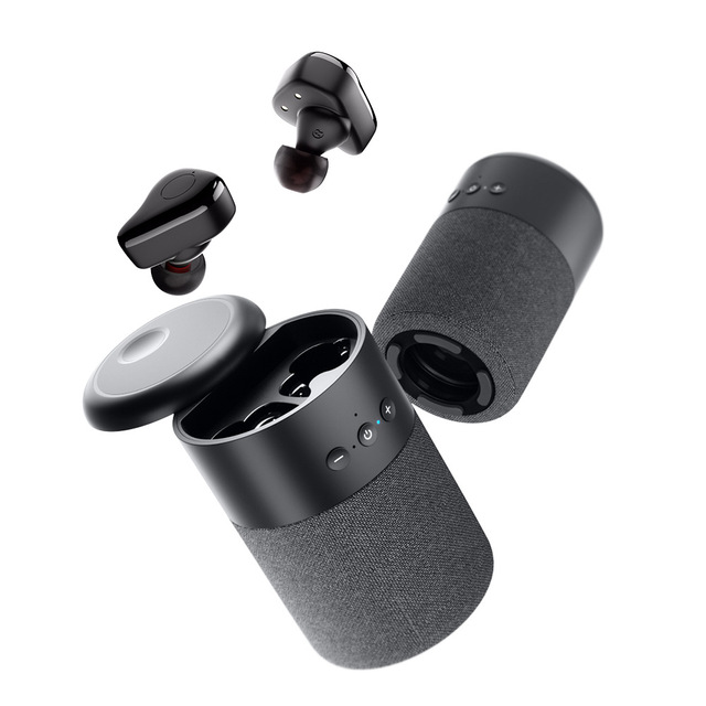 Stereo In-ear Earphones Speaker Mobile Accessories B20 Portable Wireless Speaker 2 in 1 HiFi Sound Speaker with TWS Earbuds