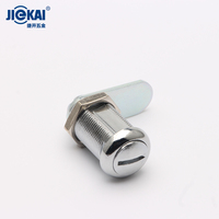 Serrure de distributeur automatique de billets JK528 JIEKAI haute sécurité en alliage de zinc chromé brillant, à clé identique, serrure tubulaire à fente de 19 mm