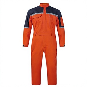 Overol de Trabajo Transpirable de Algodón, Uniforme Industrial de una Pieza, Reflectante y Resistente al Fuego - Product Image 4