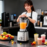 Groothandel Hoge Snelheid 2-in-1 Elektrische Voedselprocessor Blender Mixer RVS Keuken Sap Fruit Blender Machine