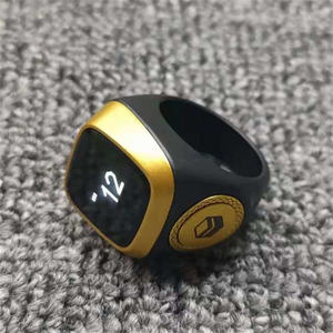 Anillo Digital de Metal con Mini cargador para rezar, primer CONTADOR DE Tasbeeh <span class=keywords><strong>2022</strong></span> Zikr1 musulmán, Islámico - Product Image 2