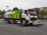 Camion de lavage haute pression SINOTRUK HOWO 4x2 Diesel, nettoyeur routier à jet d'eau, véhicule de pulvérisation d'eau municipale
