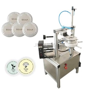 Machine d'emballage semi-automatique industrielle pour articles ronds - Convient aux savons, aux pots de bougies et aux produits circulaires - Product Image 2