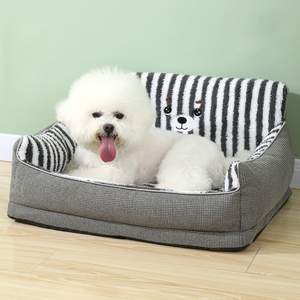 2025 Nuevo diseño de fábrica precio barato personalizado de lujo lavable perro <span class=keywords><strong>Ped</strong></span> sofá cama - Product Image 6