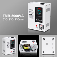 Régulateur de tension automatique (AVR) monophasé 1000 à 8000 VA pour une tension stable de 220 V AC, idéal pour les applications domestiques, de bureau et industrielles