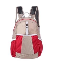 Women's Fashion Foldable Softback Travel <b>Backpack</b> Arcuate Shoulder Strap Cup Holder Waterproof Nylon Lining Zipper Closure - Product Image 3