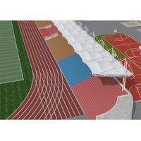 Usine de haute qualité personnaliser stade de sport aire de jeux champ pare-soleil étanche gradin spectateur support auvent tente