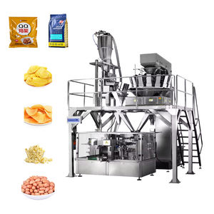 Nueva Selladora Automática de Bolsas con Cierre Vertical Preformadas, Eléctrica y con PLC, para Envasado de Alimentos, Productos Básicos, Papel, Vidrio y Madera - Product Image 1