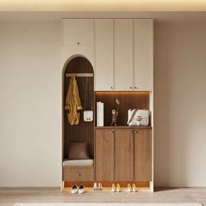 Mueble Zapatero de Madera Ecológico de Estilo Moderno para Almacenamiento en Toda la Casa - <span class=keywords><strong>Entrada</strong></span> de Hotel/Villa/Apartamento - Product Image 4