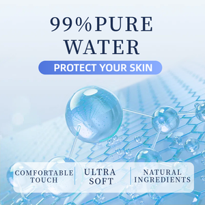 Toallitas húmedas suaves para limpieza de manos y boca de bebé, toallitas húmedas y toallas para el cuidado de la piel del bebé, 80 Uds. - Product Image 5