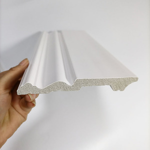 White Sample Style <strong>PVC</strong> Skirting PS <strong>Moulding</strong> Cornice Ceiling Profile PS <strong>Moulding</strong> - Product Image 2