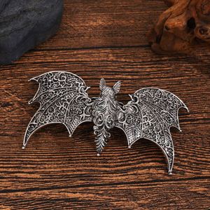 Viking Retro Dragon Skull Alloy Resin Hair <b>Clip</b> for Women's Updo Gothic Norwegian Style Party Accessories - Product Image 5