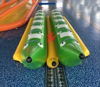 Bateau banane gonflable à double tube pour 10 personnes, remorquable, pour jet ski