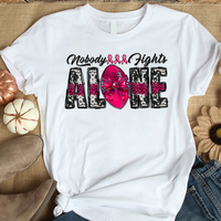 Sensibilisation au cancer du sein par la chaleur personnalisée en gros Transferts DTF pour T-shirts