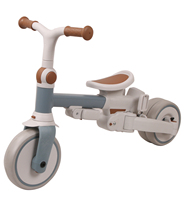 Poussette pour bébé 4 en 1, vélo d'équilibre pour enfant, tricycle à pédales, poussette manuelle, cadre en alliage d'aluminium, voiture à roulettes en plastique