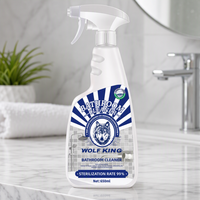 Spray nettoyant puissant pour baignoire et carrelage - Élimine rapidement le calcaire et la saleté de savon