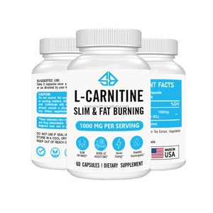L-Carnitina OEM 1000mg, Apoyo para Adelgazar y Quemar Grasa, Proporciona Energía, Extractos Herbales Orgánicos, 60 Cápsulas para Adultos - Product Image 1
