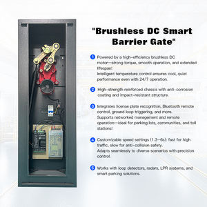 HCW sistema di controllo accessi compatibile acciaio laminato a freddo zincato a polvere rivestito braccio stradale porta barriera di parcheggio barriere stradali - Product Image 3