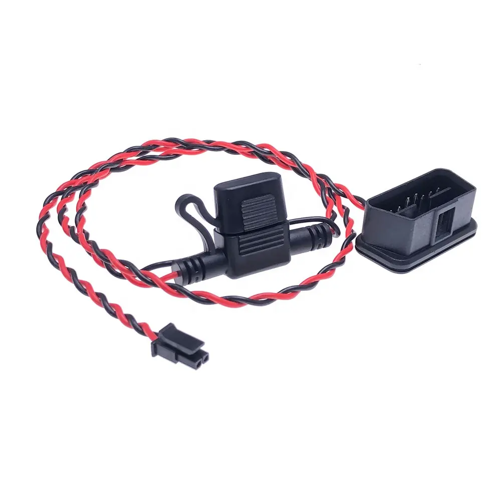 OBD 2 Cable custom wire harness for OBD Gps Tracking Device