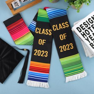 Estola de Graduación en Blanco al por Mayor de Fábrica, Estola de Satén Tejida Unisex para Sublimación con Logotipo Bordado - Product Image 4